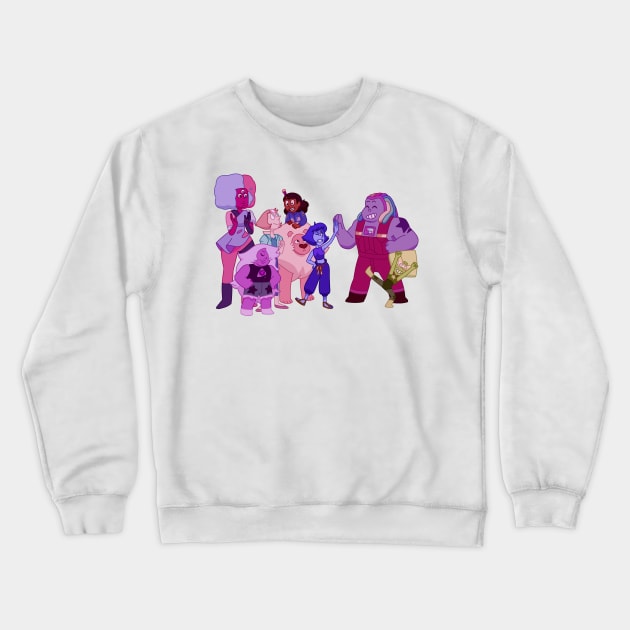 Crystal Gems Crewneck Sweatshirt by maxtrology